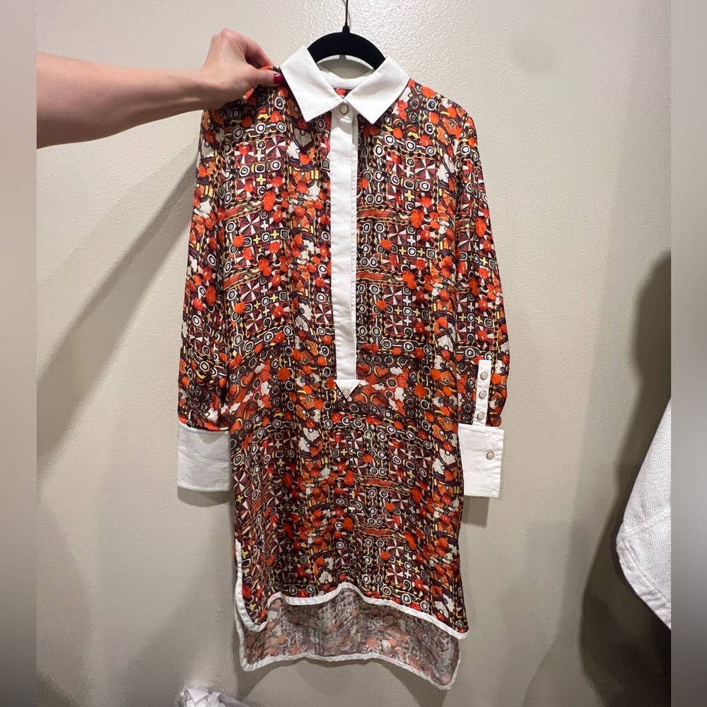 Italian personal design silk dress